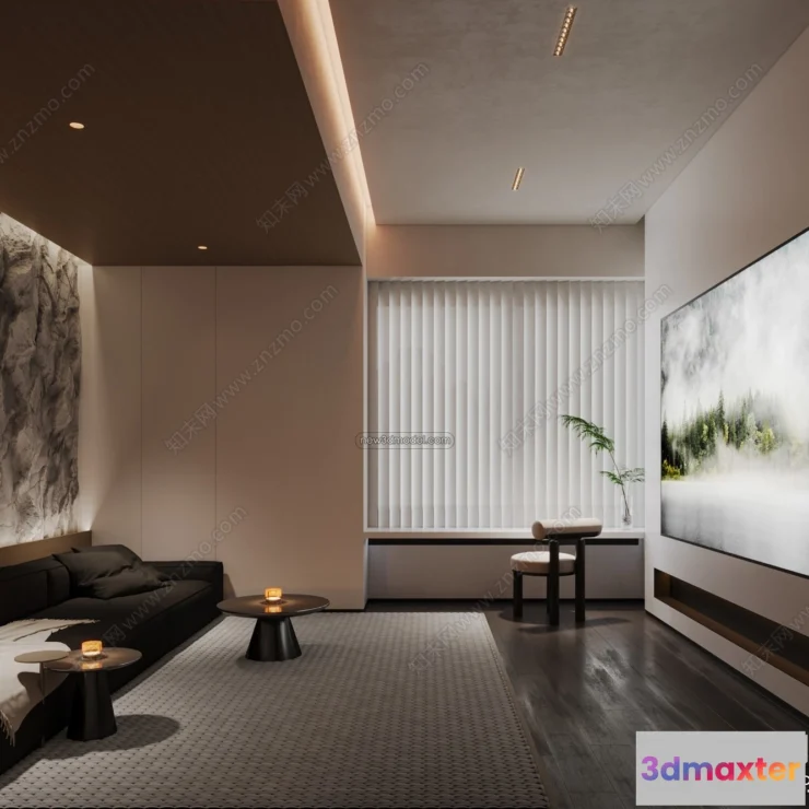 1367396 - Home Theater - 3D Interior Scene - 3D Models - 091 3D Max