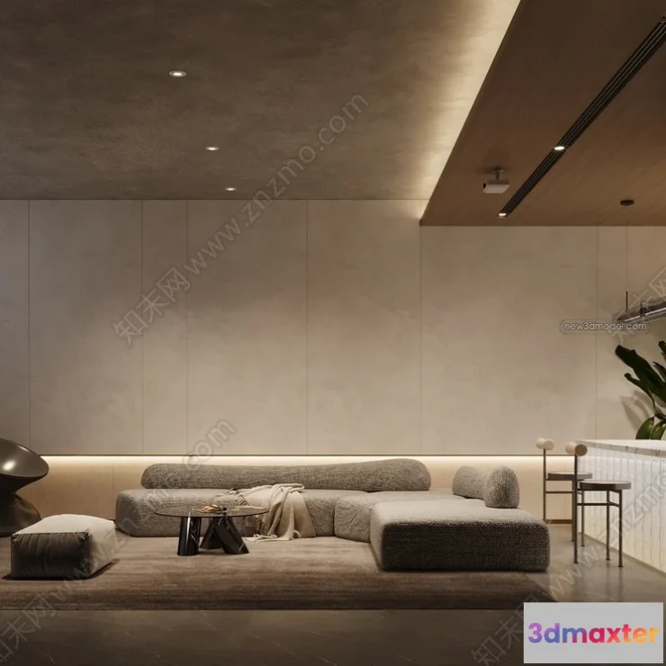 1367607 - Home Theater - 3D Interior Scene - 3D Models - 094 3D Max