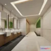 1378692 - Public Toilet - WC - 3D Interior Scene - 3D Models - 006 3D Max