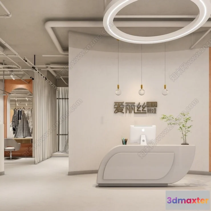 1379473 - Wedding Studio - 3D Interior Scene - 3D Models - 002 3D Max