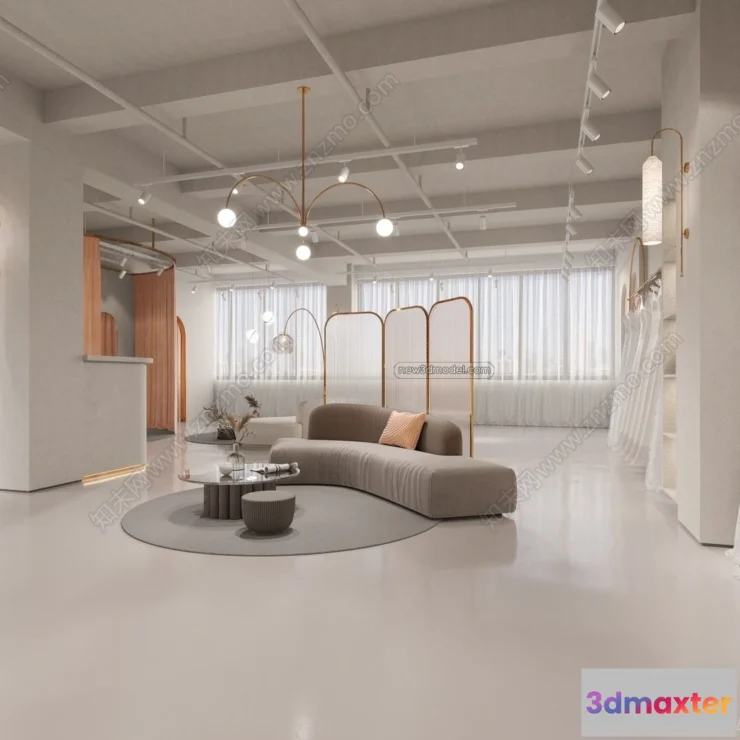 1379554 - Wedding Studio - 3D Interior Scene - 3D Models - 003 3D Max