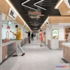 1379850 - Super Market And Shop - 3D Interior Scene - 3D Models - 004 3D Max