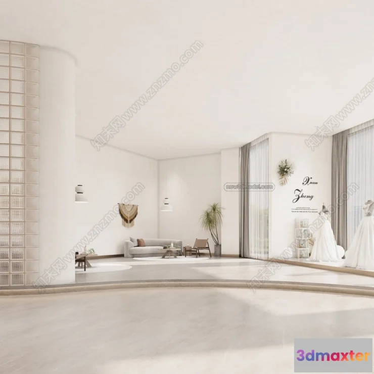 1380273 - Wedding Studio - 3D Interior Scene - 3D Models - 014 3D Max