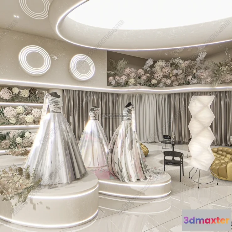 1380405 - Wedding Studio - 3D Interior Scene - 3D Models - 016 3D Max