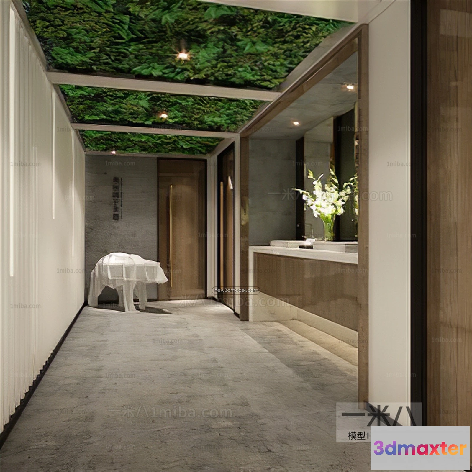 1380560 - Public Toilet - WC - 3D Interior Scene - 3D Models - 034 3D Max