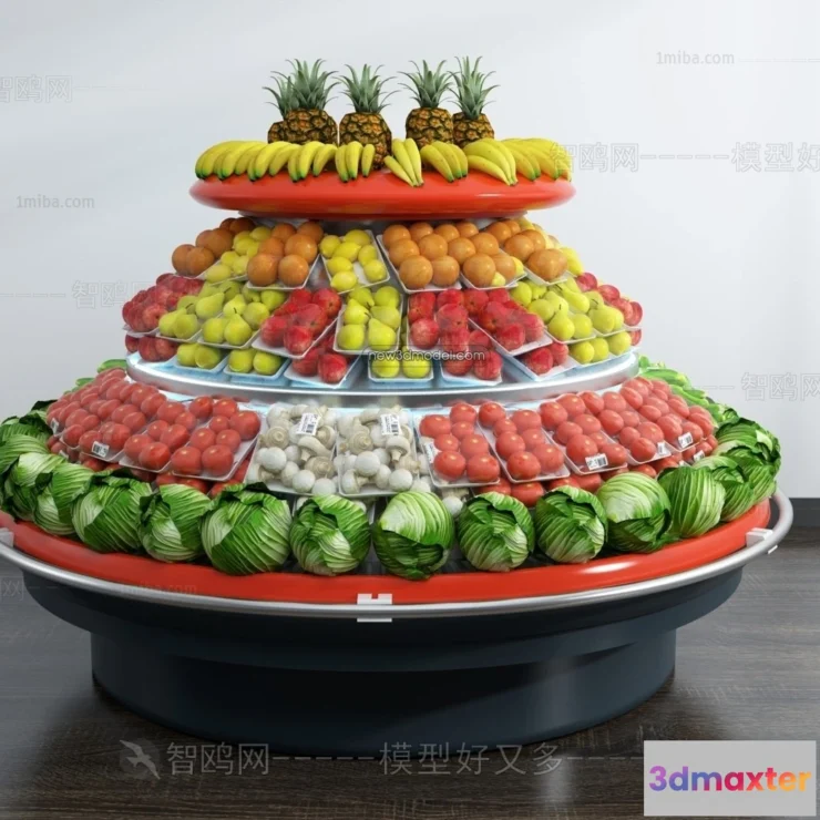 1380661 - Super Market And Shop - 3D Interior Scene - 3D Models - 016 3D Max