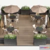 1380821 - Garden Coffee Shop - Fastfood - 3D Models - 019 3D Max