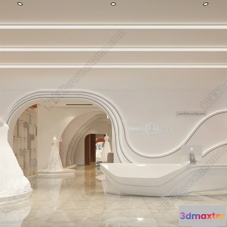 1381027 - Wedding Studio - 3D Interior Scene - 3D Models - 025 3D Max