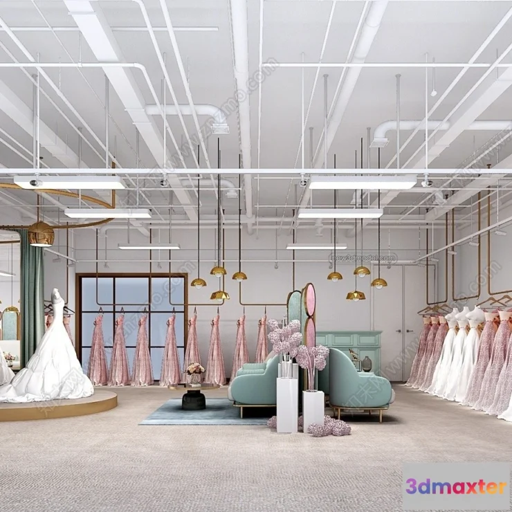 1381283 - Wedding Studio - 3D Interior Scene - 3D Models - 029 3D Max