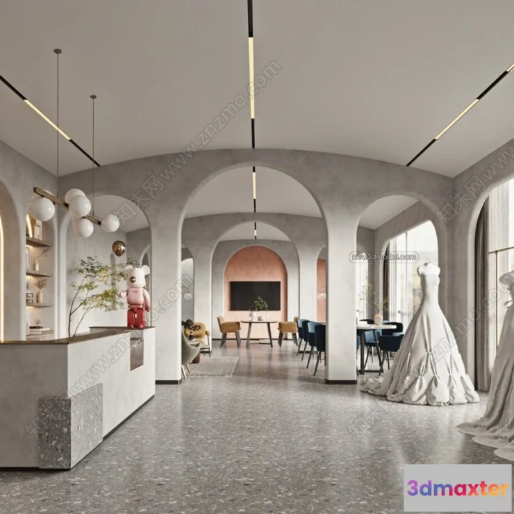 1381849 - Wedding Studio - 3D Interior Scene - 3D Models - 038 3D Max