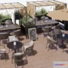 1382061 - Garden Coffee Shop - Fastfood - 3D Models - 038 3D Max