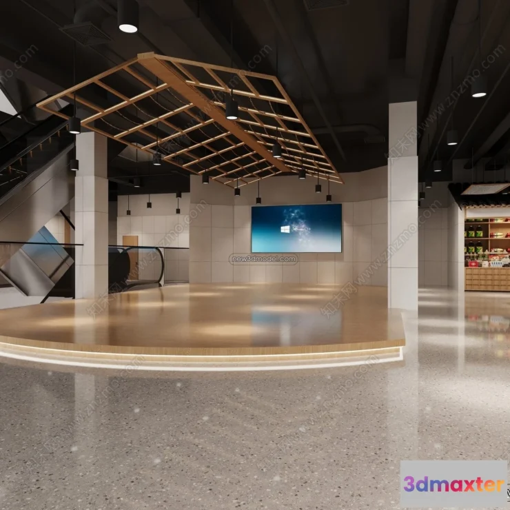 1382651 - Super Market And Shop - 3D Interior Scene - 3D Models - 046 3D Max