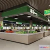 1383050 - Super Market And Shop - 3D Interior Scene - 3D Models - 052 3D Max