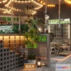 1383159 - Garden Coffee Shop - Fastfood - 3D Models - 055 3D Max
