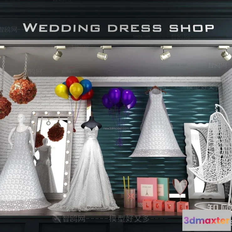 1383312 - Wedding Studio - 3D Interior Scene - 3D Models - 061 3D Max