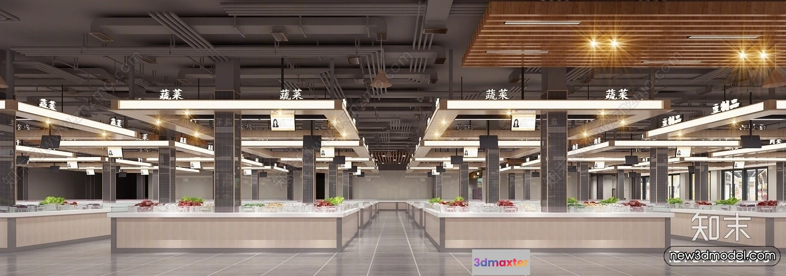 1383337 - Super Market And Shop - 3D Interior Scene - 3D Models - 056 3D Max