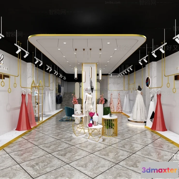 1383441 - Wedding Studio - 3D Interior Scene - 3D Models - 063 3D Max