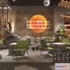 1383533 - Garden Coffee Shop - Fastfood - 3D Models - 061 3D Max