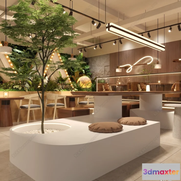 1383664 - Garden Coffee Shop - Fastfood - 3D Models - 063 3D Max