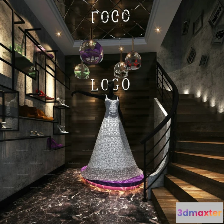 1383923 - Wedding Studio - 3D Interior Scene - 3D Models - 070 3D Max