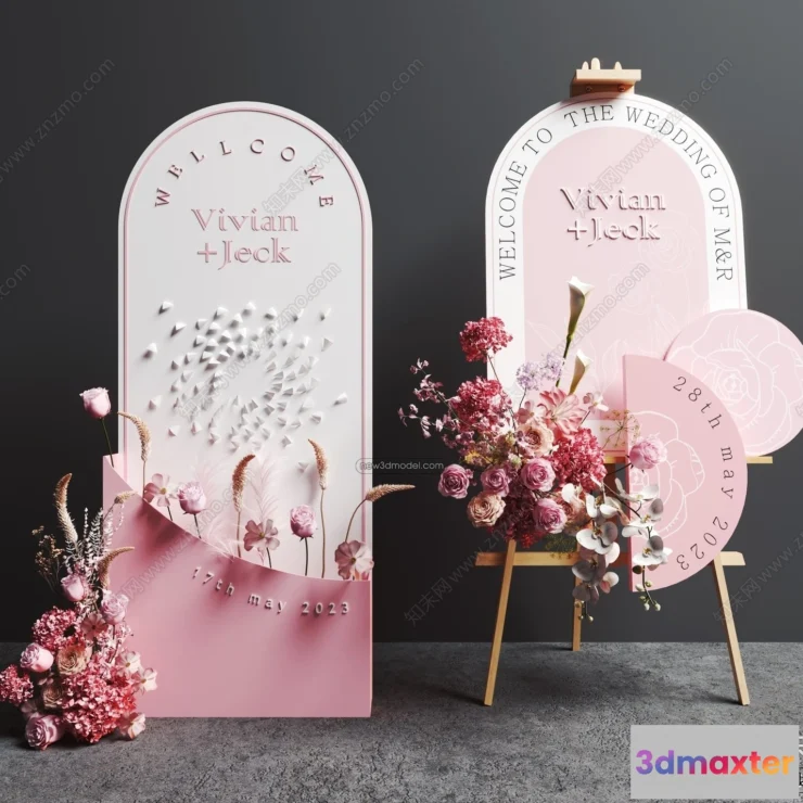 1384177 - Wedding Studio - 3D Interior Scene - 3D Models - 074 3D Max