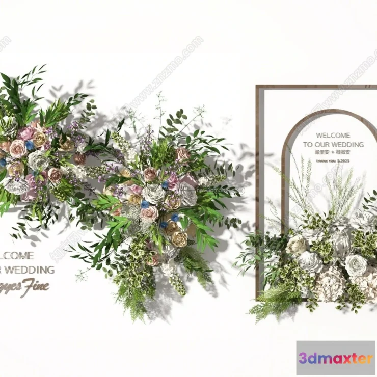 1384292 - Wedding Studio - 3D Interior Scene - 3D Models - 076 3D Max