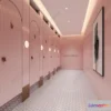 1384356 - Public Toilet - WC - 3D Interior Scene - 3D Models - 092 3D Max