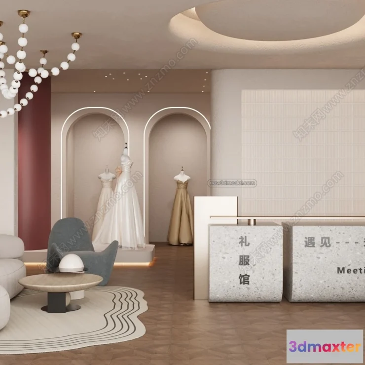 1384979 - Wedding Studio - 3D Interior Scene - 3D Models - 086 3D Max