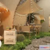 1385189 - Garden Coffee Shop - Fastfood - 3D Models - 086 3D Max