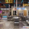 1385510 - Garden Coffee Shop - Fastfood - 3D Models - 091 3D Max