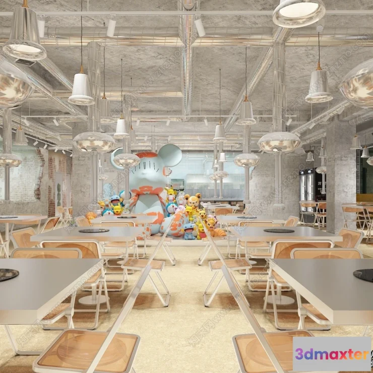 1385580 - Garden Coffee Shop - Fastfood - 3D Models - 092 3D Max