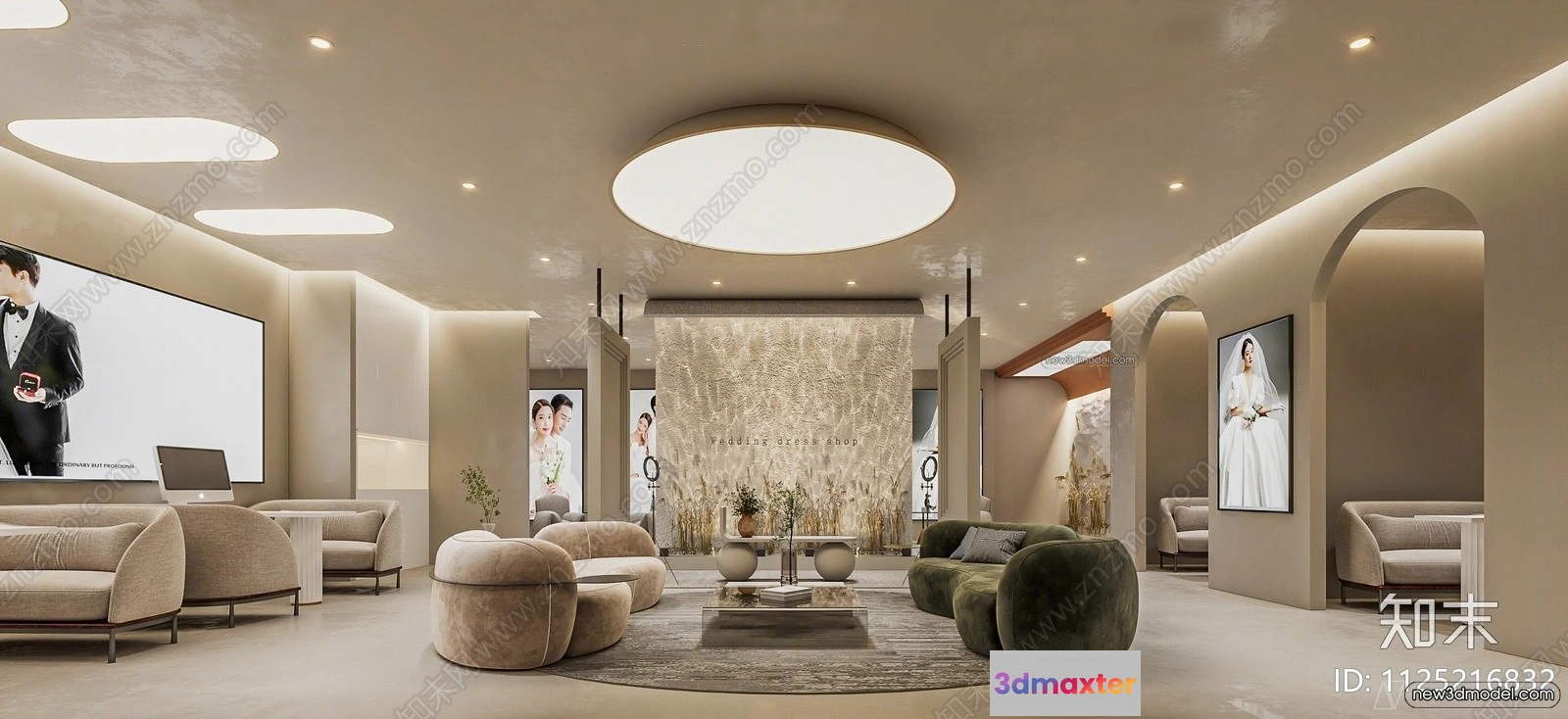 1385651 - Wedding Studio - 3D Interior Scene - 3D Models - 096 3D Max