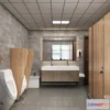 1386666 - Public Toilet - WC - 3D Interior Scene - 3D Models - 128 3D Max