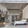 1386878 - Mezzanine Floor - 3D Interior Scene - 3D Models - Modern Style - 006 3D Max