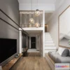 1387206 - Mezzanine Floor - 3D Interior Scene - 3D Models - Modern Style - 011 3D Max
