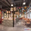 1387809 - Restaurant - Fastfood - 3D Interior Scenes - 015 3D Max