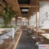 1389130 - Restaurant - Fastfood - 3D Interior Scenes - 035 3D Max