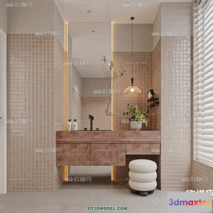 1391059 - Toilet - WC - France Style - Interior 3D Scene - 039 3D Max