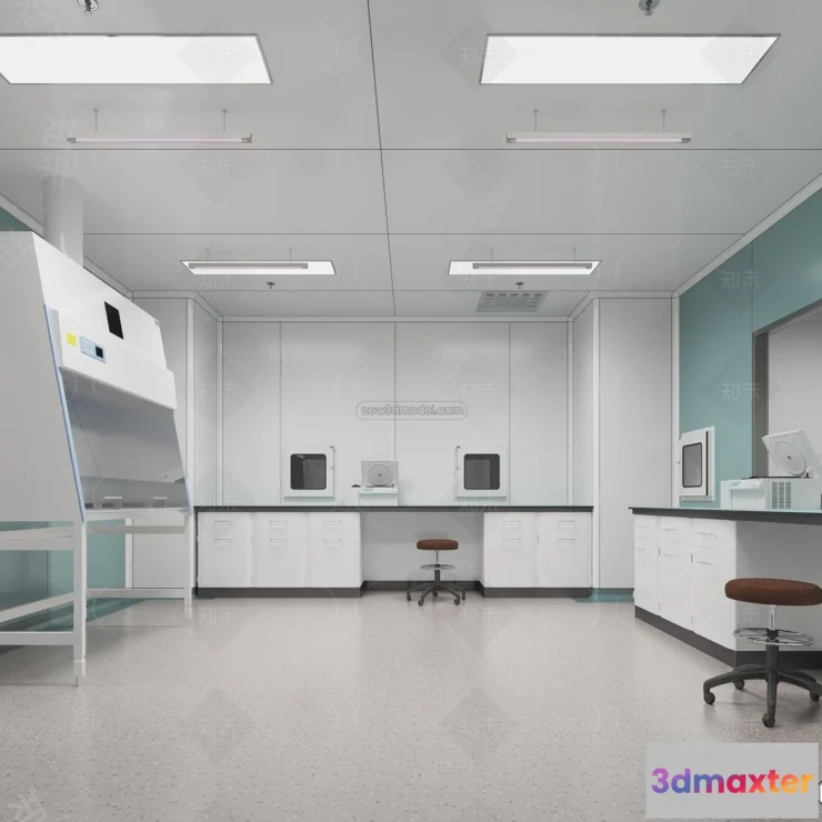 1580638 - Interior 3D Model of Laboratory - 3D Scene - 006 3D Max