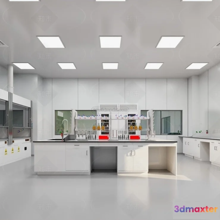 1580640 - Interior 3D Model of Laboratory - 3D Scene - 007 3D Max