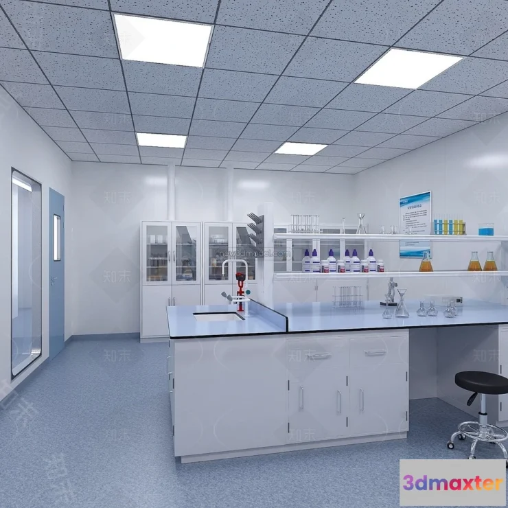 1580646 - Interior 3D Model of Laboratory - 3D Scene - 010 3D Max