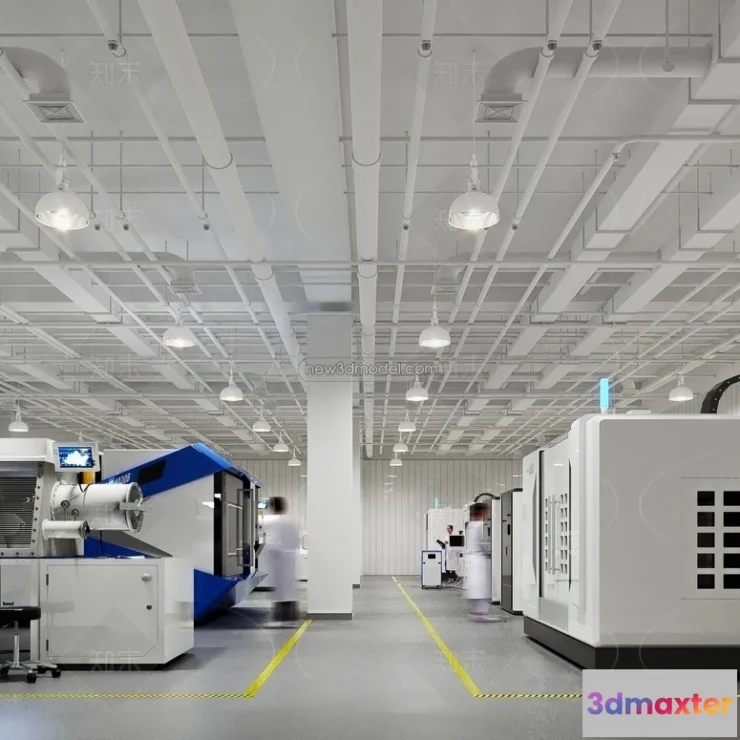 1580672 - Interior 3D Model of Laboratory - 3D Scene - 023 3D Max