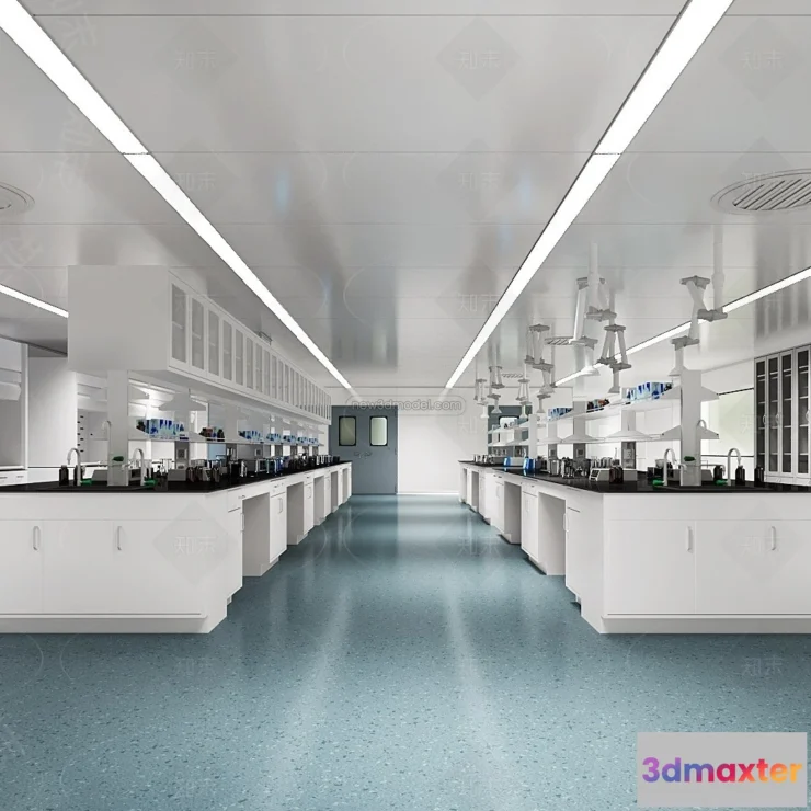 1580674 - Interior 3D Model of Laboratory - 3D Scene - 024 3D Max