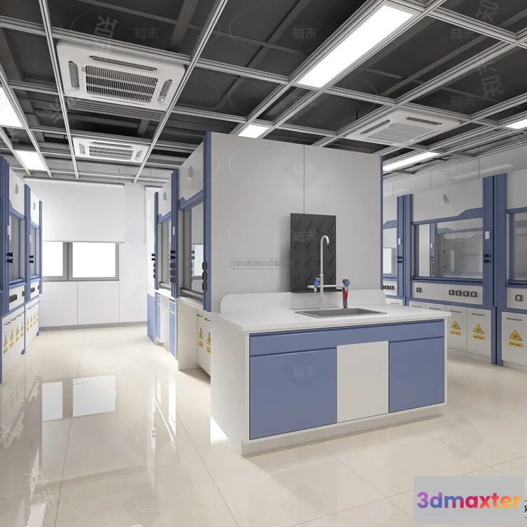 1580680 - Interior 3D Model of Laboratory - 3D Scene - 027 3D Max