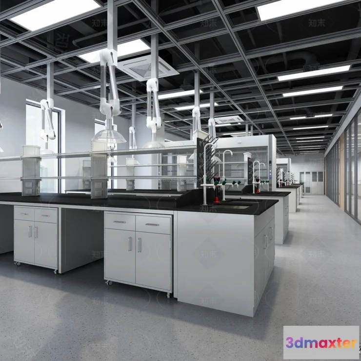 1580690 - Interior 3D Model of Laboratory - 3D Scene - 032 3D Max