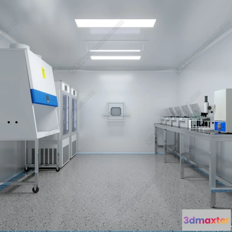1580724 - Interior 3D Model of Laboratory - 3D Scene - 049 3D Max
