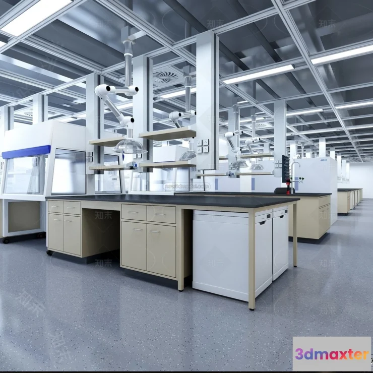1580740 - Interior 3D Model of Laboratory - 3D Scene - 057 3D Max