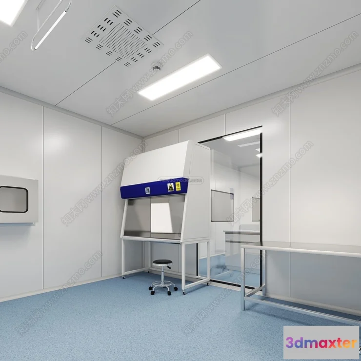 1580772 - Interior 3D Model of Laboratory - 3D Scene - 073 3D Max