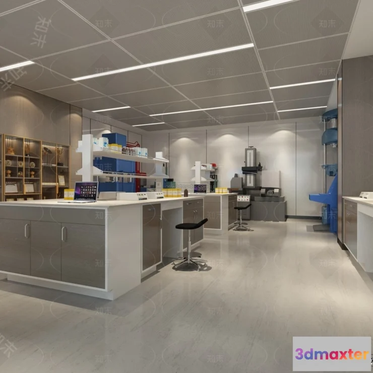 1580774 - Interior 3D Model of Laboratory - 3D Scene - 074 3D Max