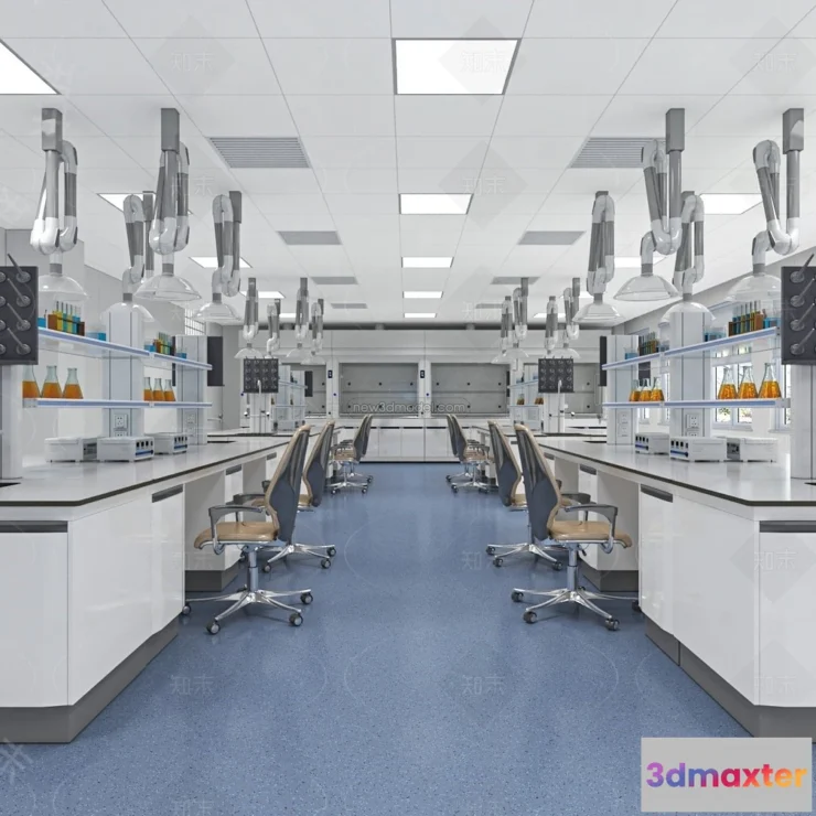 1580790 - Interior 3D Model of Laboratory - 3D Scene - 082 3D Max
